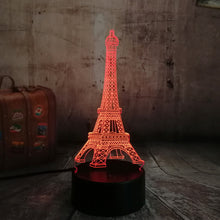 Load image into Gallery viewer, France PARIS Eiffel Tower3D  Light