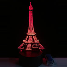Load image into Gallery viewer, France PARIS Eiffel Tower3D  Light