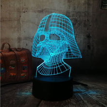 Load image into Gallery viewer, Star War 3D Led