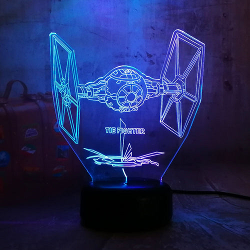 LED 3D Light Star War