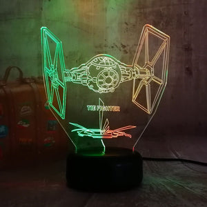 LED 3D Light Star War