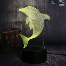 Load image into Gallery viewer, Dolphin 3D LED  Light
