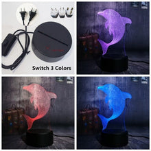 Load image into Gallery viewer, Dolphin 3D LED  Light