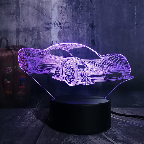 Ferrari Car 3D LED  Light