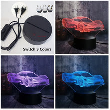 Load image into Gallery viewer, Ferrari Car 3D LED  Light