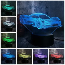 Load image into Gallery viewer, Ferrari Car 3D LED  Light