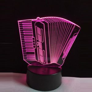 3D Lamp Accordion  LED Table Light