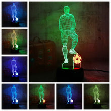 Load image into Gallery viewer, Football 3D LED Lihgt