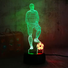Load image into Gallery viewer, Football 3D LED Lihgt