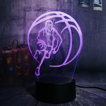 Load image into Gallery viewer, Sports Basketball RGB LED 3D Light