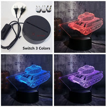 Load image into Gallery viewer, 3D Tank LED  Light