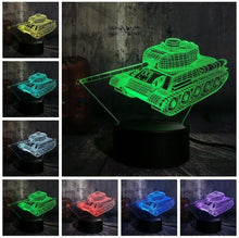 Load image into Gallery viewer, 3D Tank LED  Light