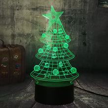 Load image into Gallery viewer, Christmas Tree 3D LED Light
