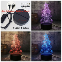 Load image into Gallery viewer, Christmas Tree 3D LED Light