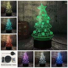 Load image into Gallery viewer, Christmas Tree 3D LED Light