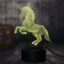 Load image into Gallery viewer, Unicorn 3D LED  Light