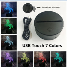 Load image into Gallery viewer, Unicorn 3D LED  Light