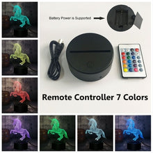 Load image into Gallery viewer, Unicorn 3D LED  Light