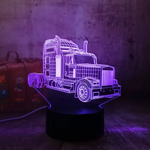 Transformers Autobots Optimus Prime  3D LED