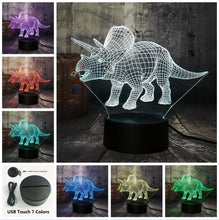 Load image into Gallery viewer, Dinosaur 3D LED  Light