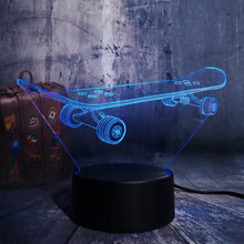 Load image into Gallery viewer, Skateboard 3D LED LİGHT