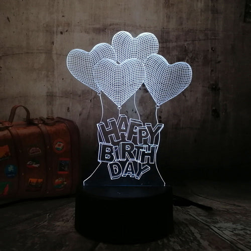 Birthday Gift 3D LED