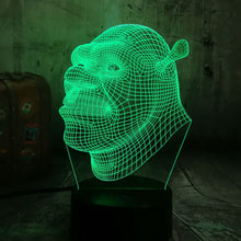 Load image into Gallery viewer, Shrek  LED 3D