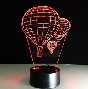 Air Balloon 3D LED Light