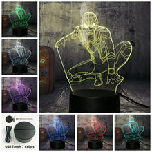 Load image into Gallery viewer, Spiderman Light LED
