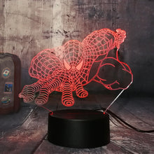Load image into Gallery viewer, Spiderman 3D LED