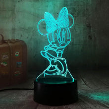 Load image into Gallery viewer, Minnie Mouse 3D LED