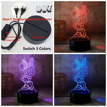 Load image into Gallery viewer, Minnie Mouse 3D LED