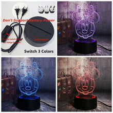 Load image into Gallery viewer, Minnie Mouse 3D LED