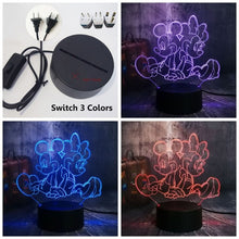 Load image into Gallery viewer, Minnie Mouse 3D LED