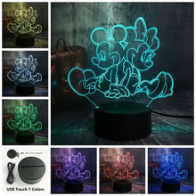 Load image into Gallery viewer, Minnie Mouse 3D LED