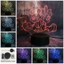 Load image into Gallery viewer, Minnie Mouse 3D LED
