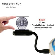 Load image into Gallery viewer, Bitcoin Light 3D LED