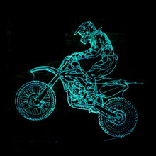 Load image into Gallery viewer, 3D  Motorcycle  Light LED