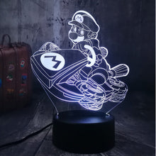 Load image into Gallery viewer, Super Mario Multicolor 3D LED Night Light