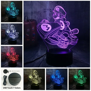 Super Mario Multicolor 3D LED Night Light