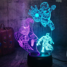 Load image into Gallery viewer, Marvel 3D LED  Light