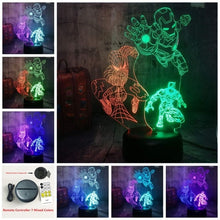 Load image into Gallery viewer, Marvel 3D LED  Light