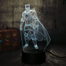 Load image into Gallery viewer, Black Panther Cool 3D LED