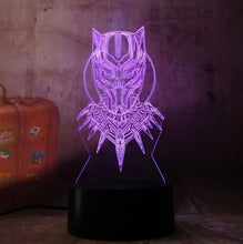 Load image into Gallery viewer, Black Panther Cool 3D LED