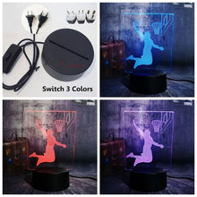 Load image into Gallery viewer, Basketball 3D LED Light