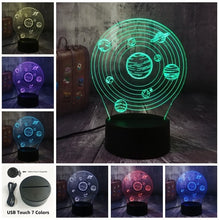 Load image into Gallery viewer, Lustre New Mysterious Universe 3D  Light LED