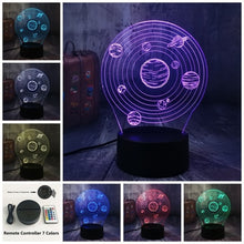 Load image into Gallery viewer, Lustre New Mysterious Universe 3D  Light LED