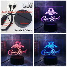 Load image into Gallery viewer, Crown Royal 3D LED Light