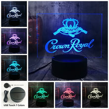 Load image into Gallery viewer, Crown Royal 3D LED Light